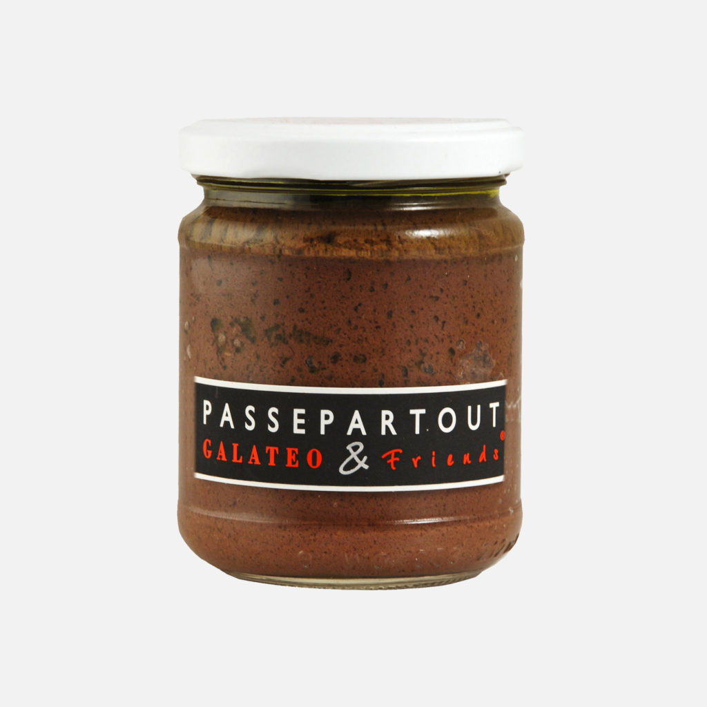 BLACK OLIVES PASTE Taggiasca in extra virgin olive oil 185 g - Galateo ...