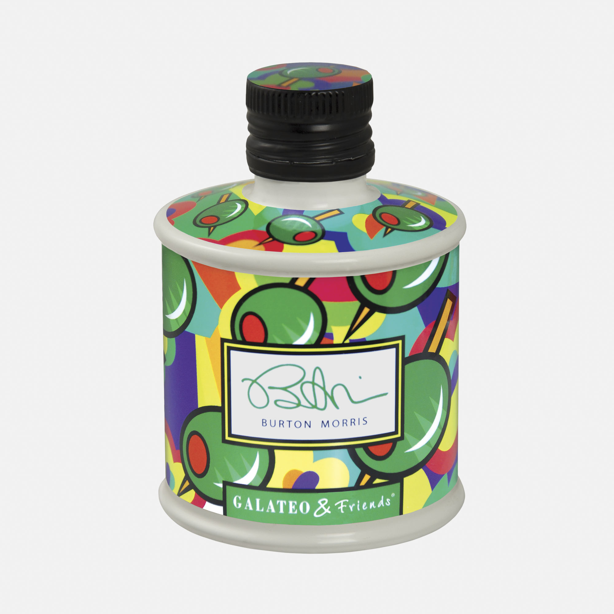 burton morris olio taggiasca galateo & friends